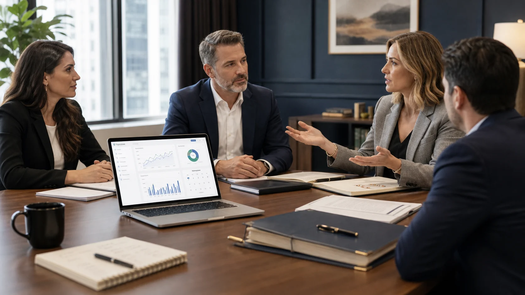 Law firm team comparing website, intake, CRM, SEO, and growth platform options