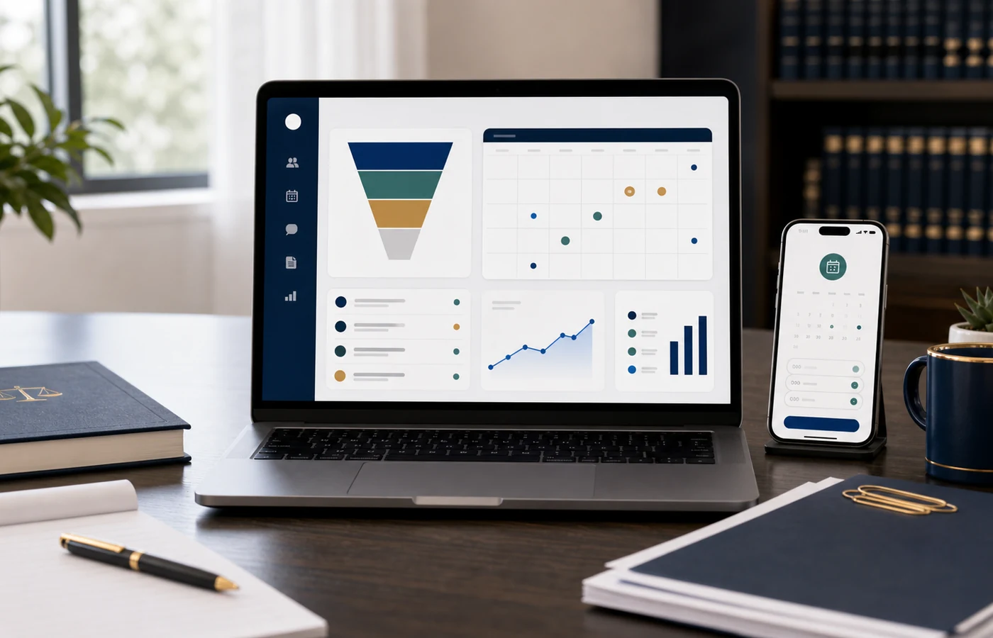 A done-with-you growth platform for law firms
